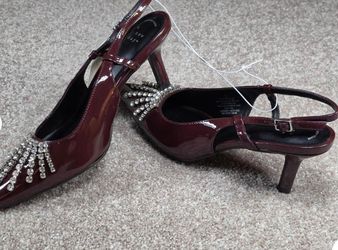 Burgundy shoes