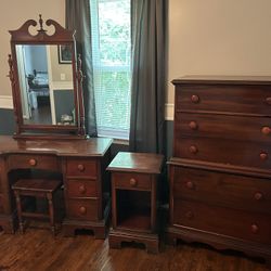 Dresser, Vanity, Nightstand Set