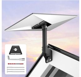 Gen 3/4/4X Mount for Starlink, 360° Rotatable Roof & Wall Mount Compatible with Starlink Standard 4/4X/V3