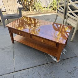 Cherry Wood Coffee Table