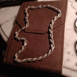 Brand New Pure 925 Solid Silver 20 Inch 8mm Thick Rope Chain 