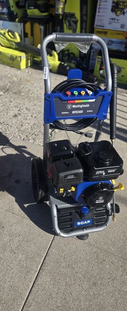 Westinghouse
3400 PSI 2.6 GPM Gas Powered Axial Cam Pump Cold Water Pressure Washer with Soap Tank and 5 Quick Connect Tips