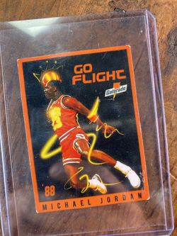 1988 Michael Jordan Slam Dunk Contest Promo Go Flight