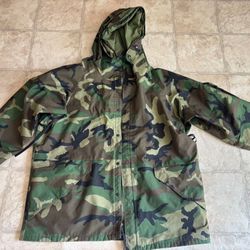 Military Surplus GoreTex Parkas, M81 Woodland and ABU Gray Green 