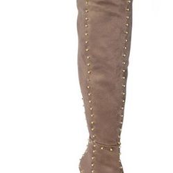 Thigh High Studded Boots Size 8