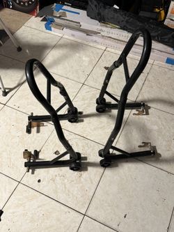 Motorcycle Jacks (front And Rear)