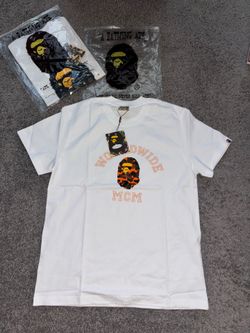 NEW A BATHING APE WORLDWIDE MCM