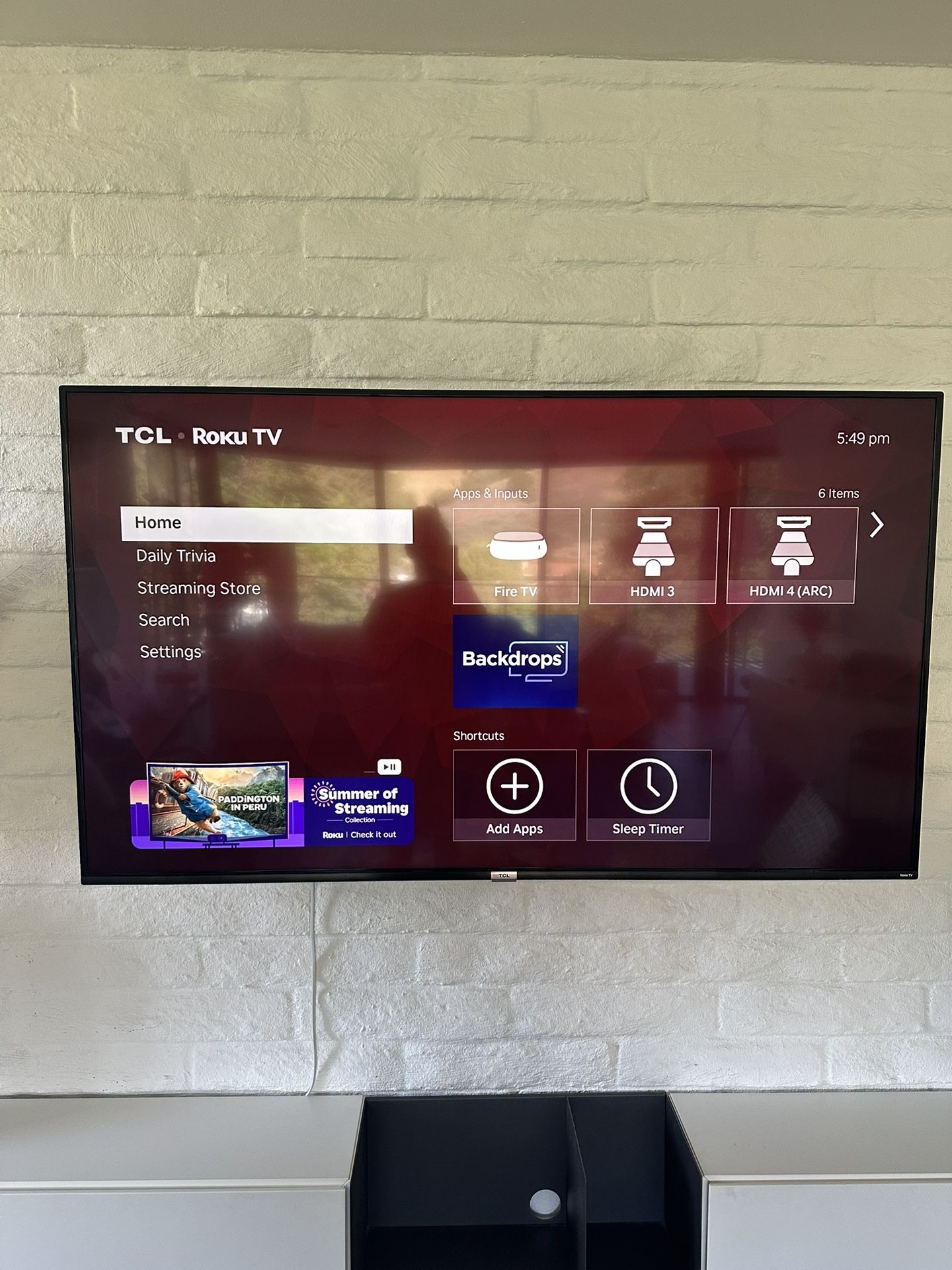 BOUGHT 2024 - TCL 65-inch Class 4-Series 4K UHD HDR Smart Roku TV – 65S435, Model, Black