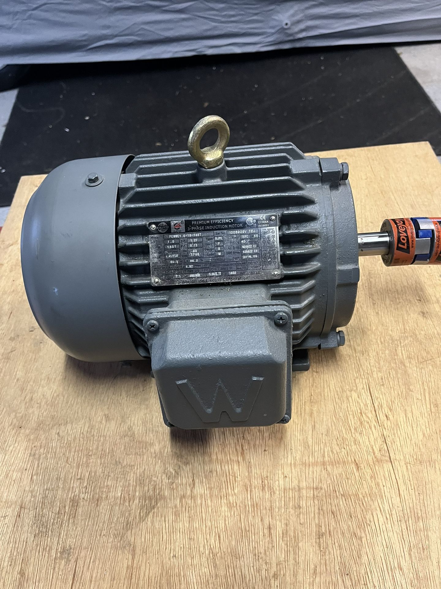 Electric 1.5HP Motor & Sutorbilt 3H Blower Lot