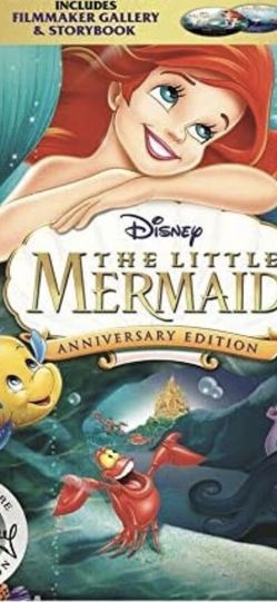 New!!!! Little Mermaid Anniversary Edition DVD Blu-ray - 4k Factory sealed New
