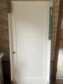 Interior Solid White Door