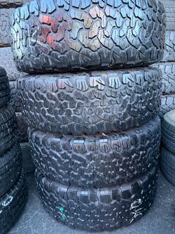 4 tires 285-75-16 Bf Goodrich $320 all four mounted and balanced