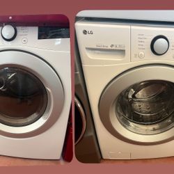 Lg Washer And Electric Dryer Used 