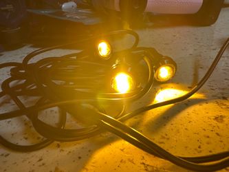 Grille lights Amber LED Position Indicating Light Pods 12v universal for cars or trucks