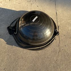 Half Yoga Exercise Ball with Resistance Bands