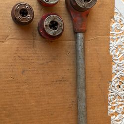 Rigid Ratcheting Pipe Threader Set 