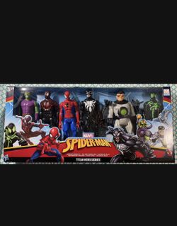 Marvel Spider-Man 12" Inch Action Figures Titan Hero Series - Exclusive 6-Pack