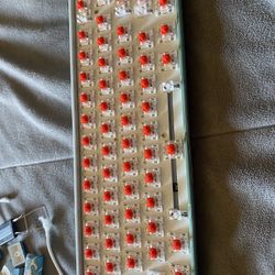 HITIME 60 Percent Keyboard, XVX M61 60% Mechanical Keyboard Wireless, Compact 2.4G Rechargeable Gaming Keyboard, RGB Backlit Keyboard for Windows Mac 