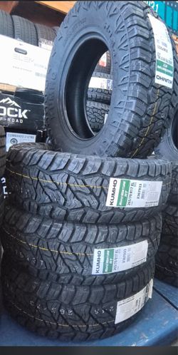 💥 BRAND NEW KUMHO ROAD VENTURE RT TIRES! 💥 Get top-brand quality with the Kumho Road Venture RT! Perfect hybrid rug-terrain design for truck and S