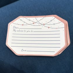  Wedding Engagement Advice Cards