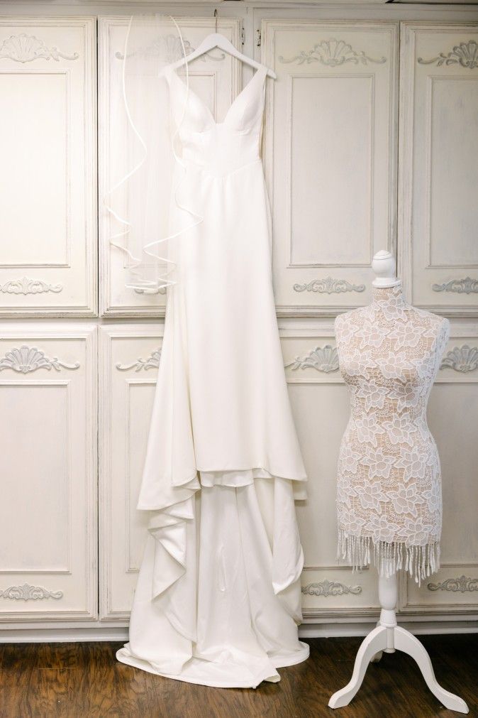 Stunning Luv Bridal SR2444 Wedding Dress + Veil – Worn Once (Like New!)