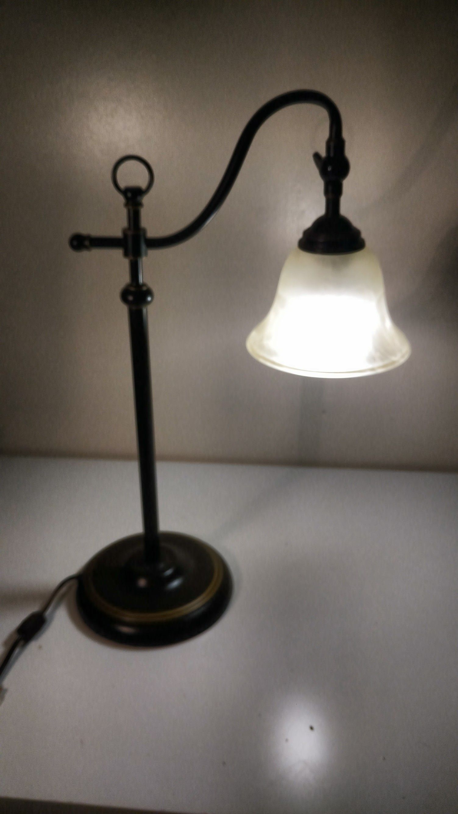 Executive-style multi-position metal desk lamp Price Reduced