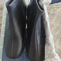 SAS Black Leather Boots (Size 9.5 Wide) – NEW with Box