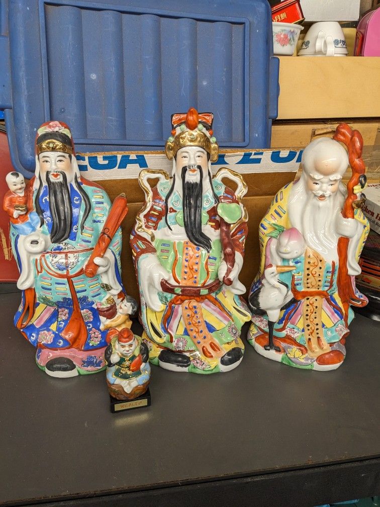 Circa 1950's Deities, Set of three