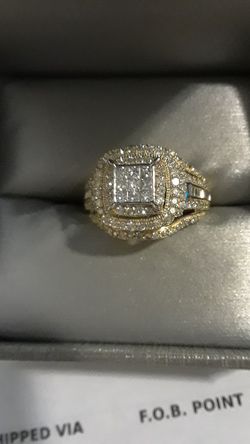 Women Yellow Gold Diamond Kt ring