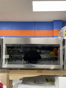 STAINLESS STEEL SAMSUNG MICROWAVE