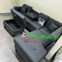 Sectional Sofa Free Delivery ( Local Areas)