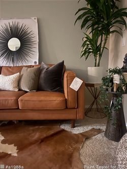 Sofa Vegan Leather Camel color standard size