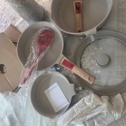5 Pieces Deep Frying Pans Set 