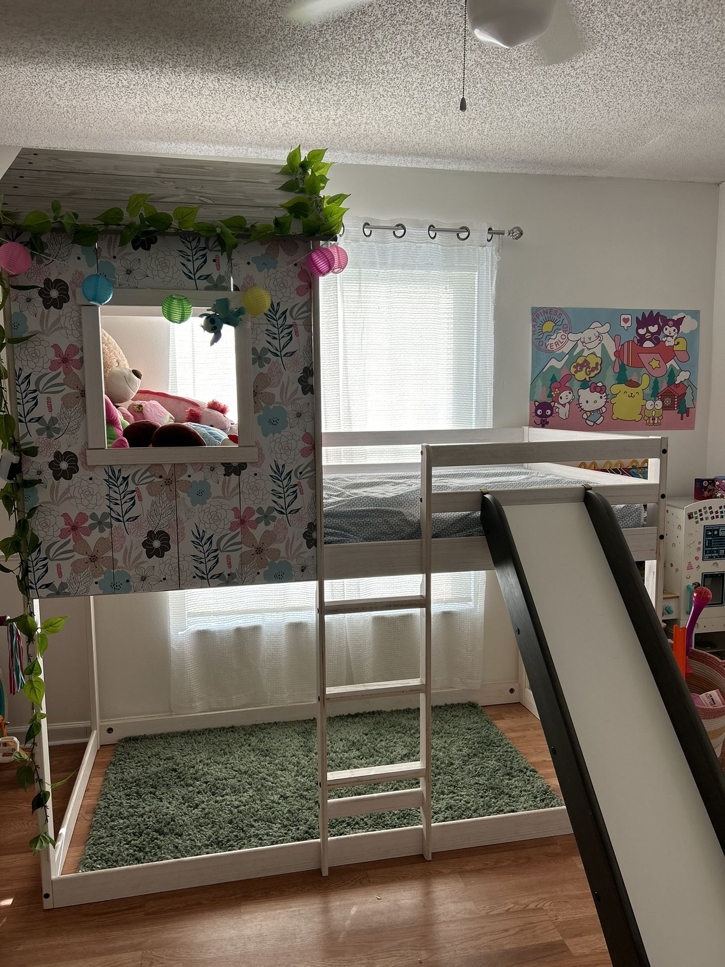 Kids Custom Tree House With Slide