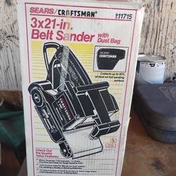 BELT SANDER With Dust Bag 