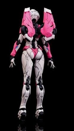 Flame Toys Model Kit Series Transformers Arcee Robot Girl Female Pink Alien X Fu