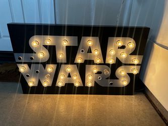 Pottery Barn Kids Star Wars Marquee
