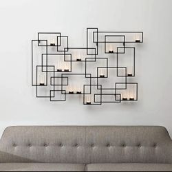Crate & Barrel Metal Wall Candle Holder