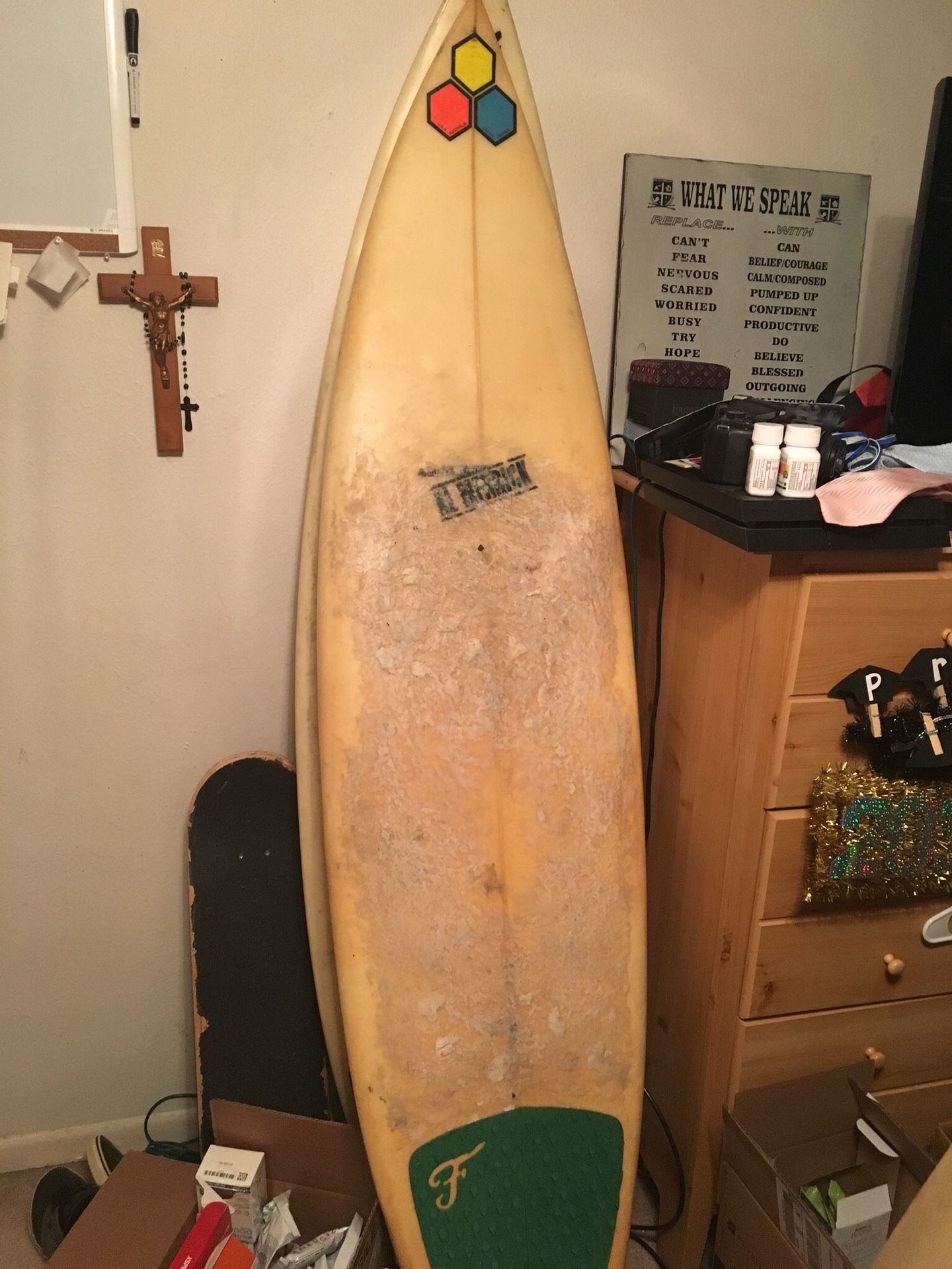 6’5” channel island surfboard