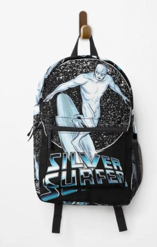 Silver Surfer Brand New Backpack 17in Superhero
