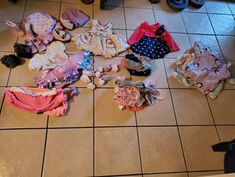 Baby girl clothes and shoes