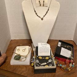 Lia Sophia Jewelry-4 Sets, 7 Items