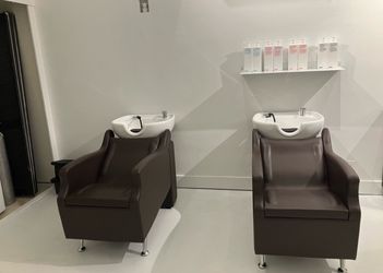 Two shampoo bowls/units