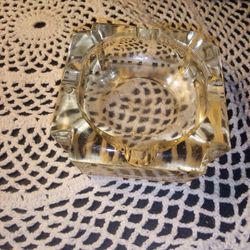 Vintage Glass Ashtray