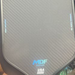 Black MDF Carbon Fiber Pickleball Paddle 