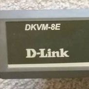 D Link DKVM 8E 8 Port VGA PS/2 KVM Rack Mount Switch With 7 Combo Cables Power Supply And Rack Mount Ears Included