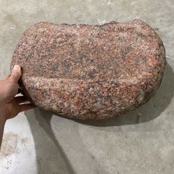 Solid Granite Metate Native American Artifact