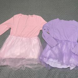 Pink And Purple Cute Baby Girl Tutu Dresses