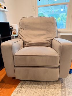Swivel Glider Recliner Nursery Rocking Chair - Made in USA