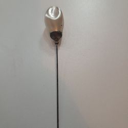 Mid Century Hat Pin With Fancy  Decorated Finals 